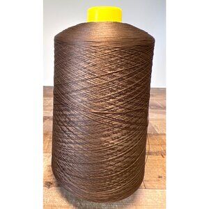 A&E WILDCAT PLUS Tex 24 Polyester Serger Thread 16oz Cone 45726 DARK BROWN